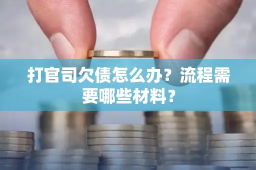 佛山打官司欠债怎么办？流程需要哪些材料？